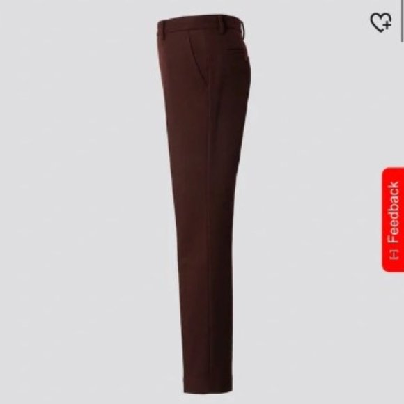 Jil Sander / Uniqlo +J - Women Dark Brown Wool Split Hem Slim Trouser Pant SZ 0 - Picture 5 of 10